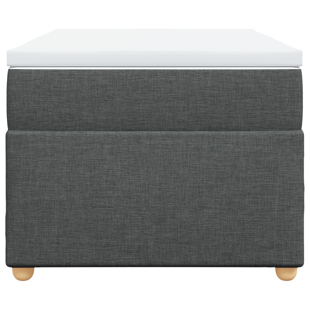 Boxspring met matras stof donkergrijs 90x200 cm is nu te koop bij PeponiXL, paradijselijk wonen!