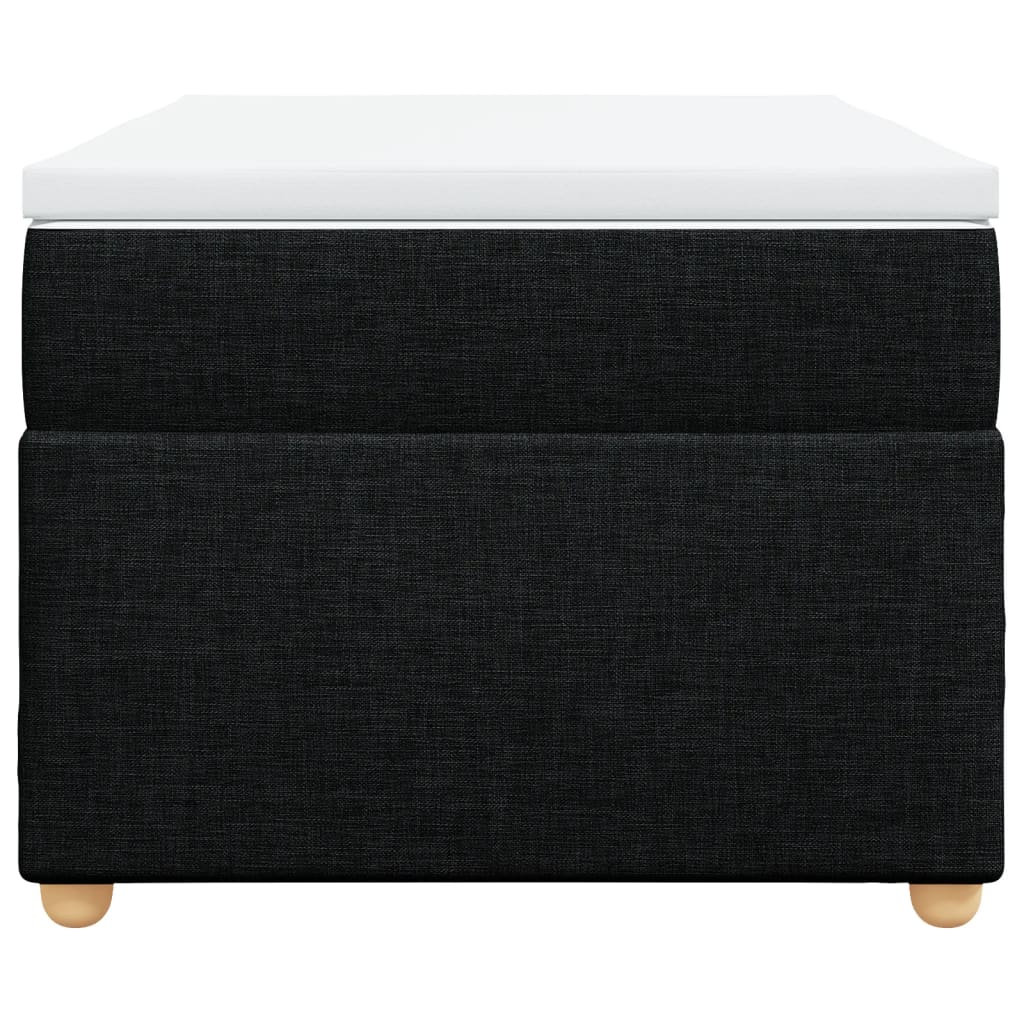 Boxspring met matras stof zwart 90x200 cm is nu te koop bij PeponiXL, paradijselijk wonen!