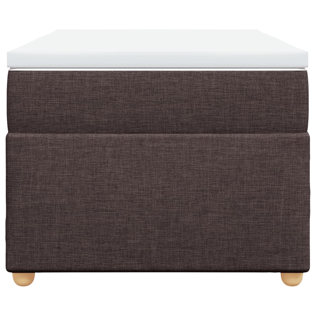 Boxspring met matras stof donkerbruin 100x200 cm is nu te koop bij PeponiXL, paradijselijk wonen!