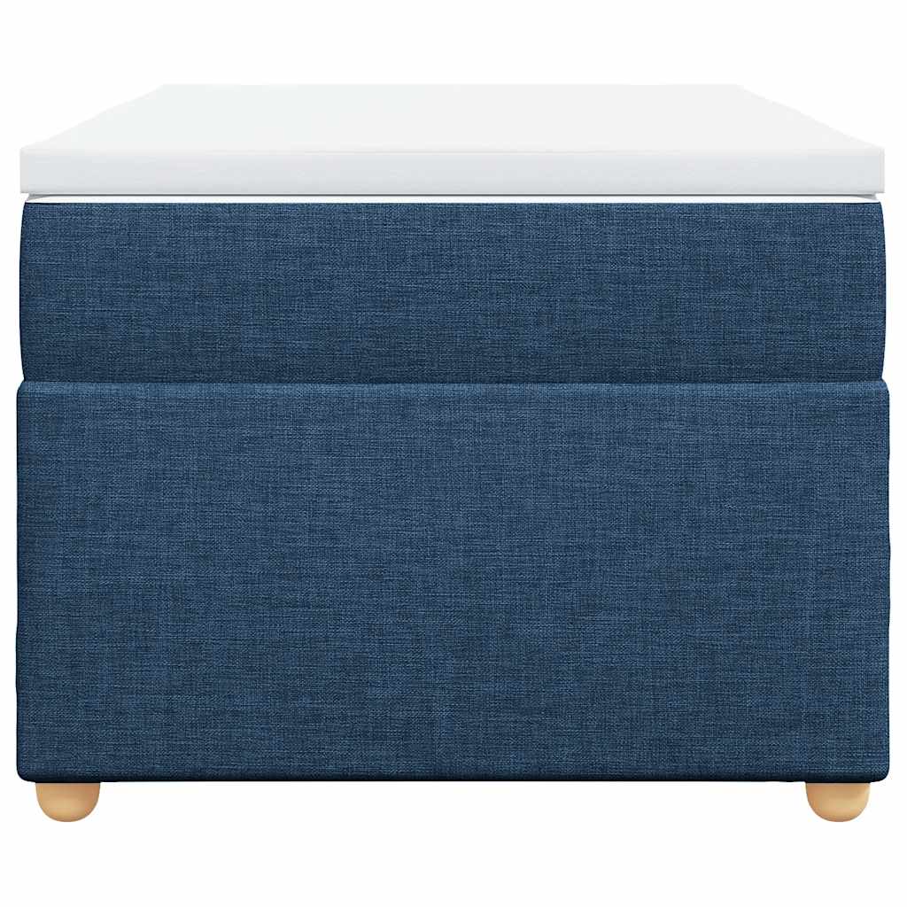 Boxspring met matras stof blauw 100x200 cm is nu te koop bij PeponiXL, paradijselijk wonen!