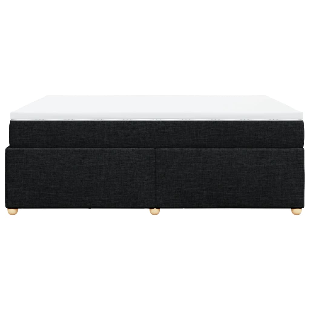 Boxspring met matras stof zwart 160x200 cm is nu te koop bij PeponiXL, paradijselijk wonen!
