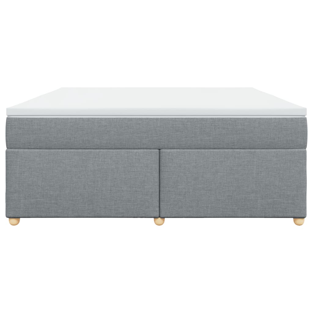 Boxspring met matras stof lichtgrijs 180x200 cm is nu te koop bij PeponiXL, paradijselijk wonen!