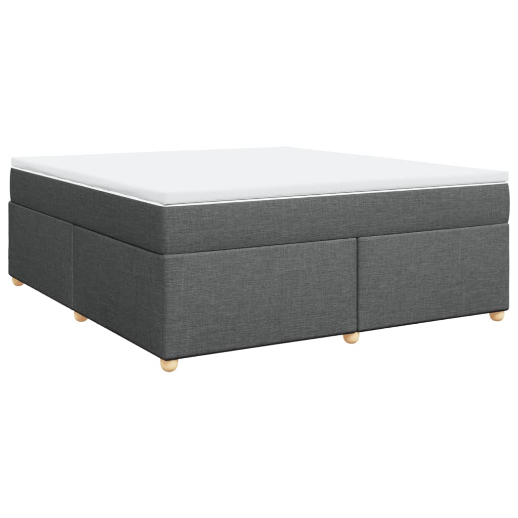 Boxspring met matras stof donkergrijs 180x200 cm is nu te koop bij PeponiXL, paradijselijk wonen!