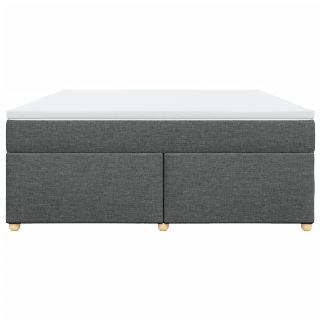 Boxspring met matras stof donkergrijs 180x200 cm is nu te koop bij PeponiXL, paradijselijk wonen!