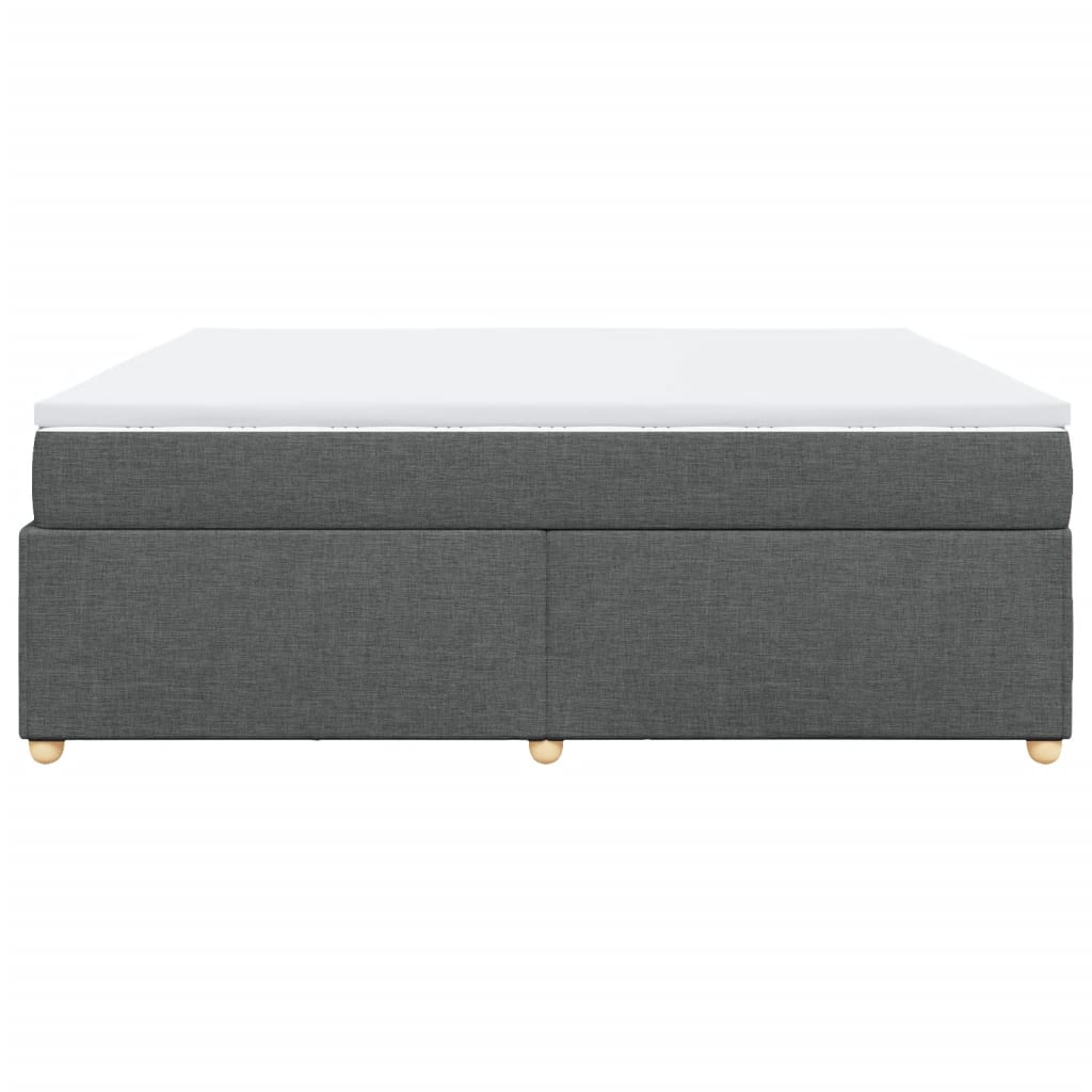Boxspring met matras stof donkergrijs 180x200 cm is nu te koop bij PeponiXL, paradijselijk wonen!