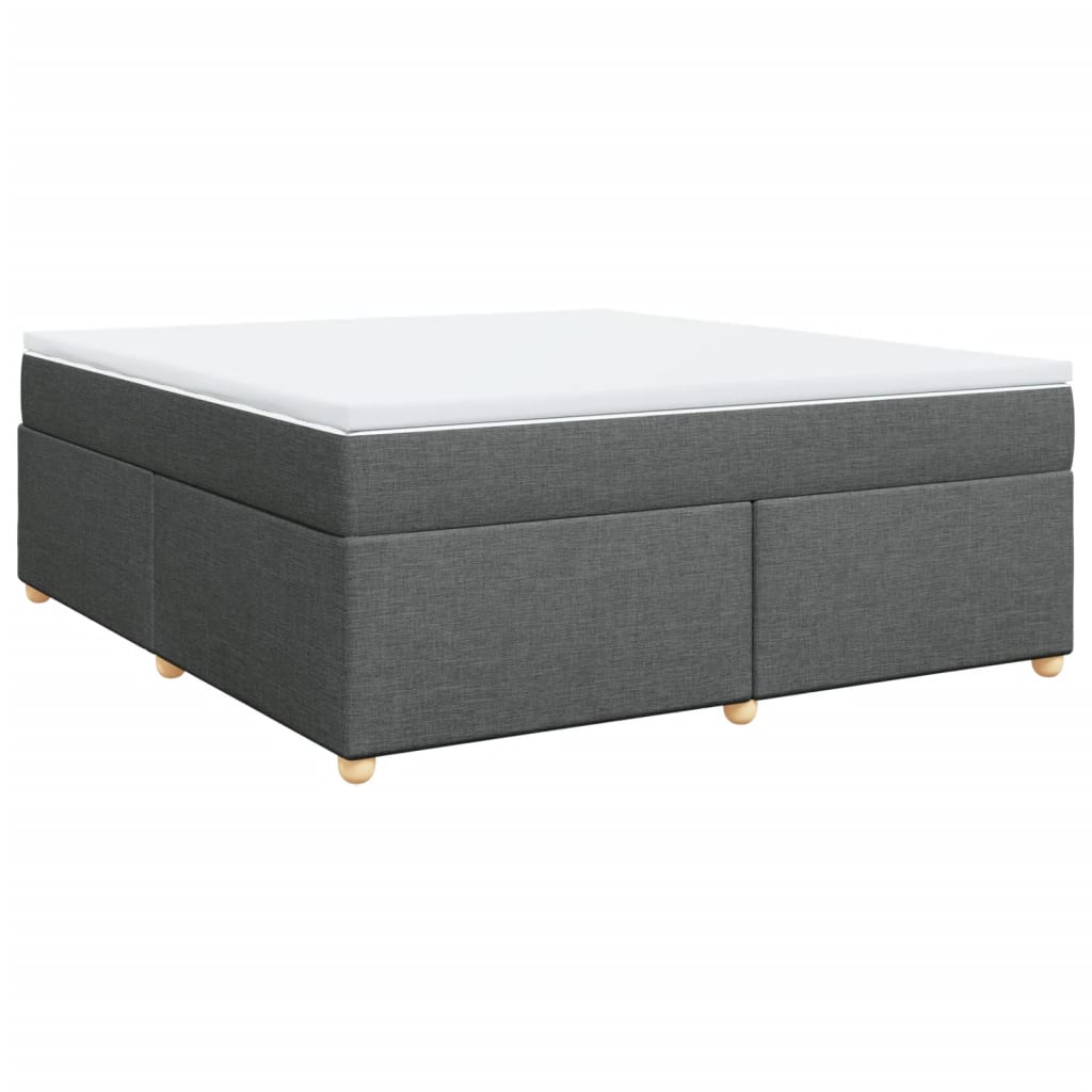 Boxspring met matras stof donkergrijs 180x200 cm is nu te koop bij PeponiXL, paradijselijk wonen!