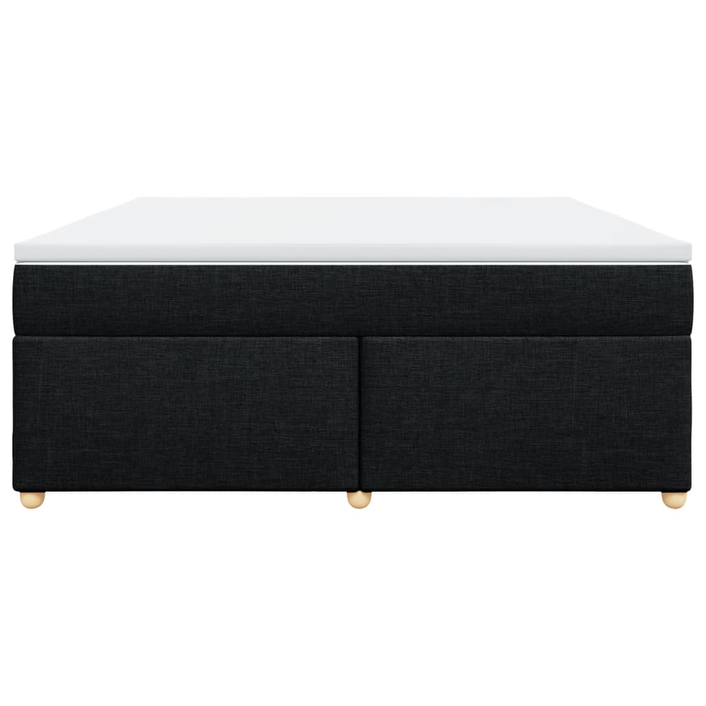 Boxspring met matras stof zwart 180x200 cm is nu te koop bij PeponiXL, paradijselijk wonen!