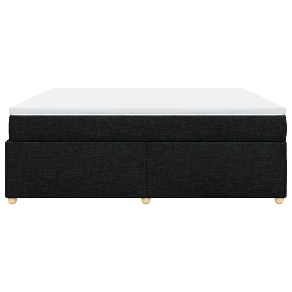 Boxspring met matras stof zwart 180x200 cm is nu te koop bij PeponiXL, paradijselijk wonen!
