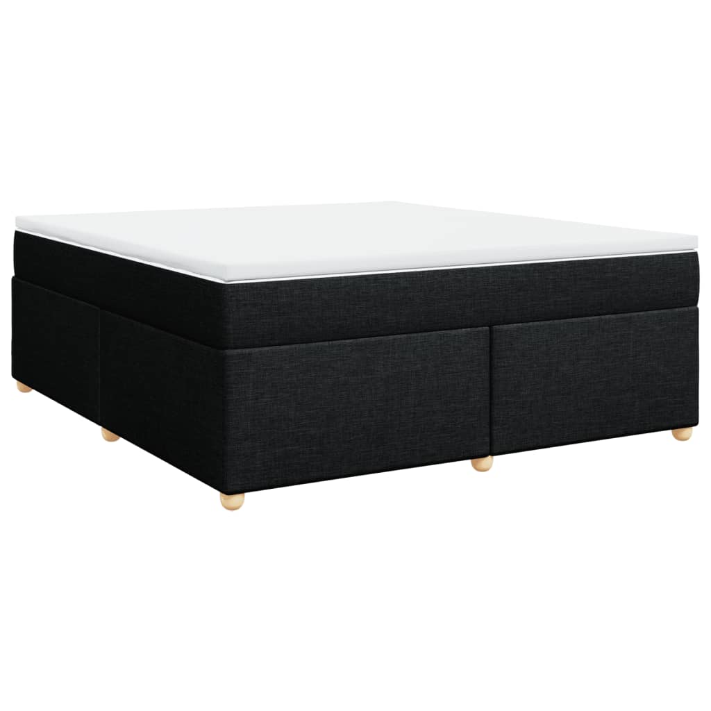 Boxspring met matras stof zwart 180x200 cm is nu te koop bij PeponiXL, paradijselijk wonen!