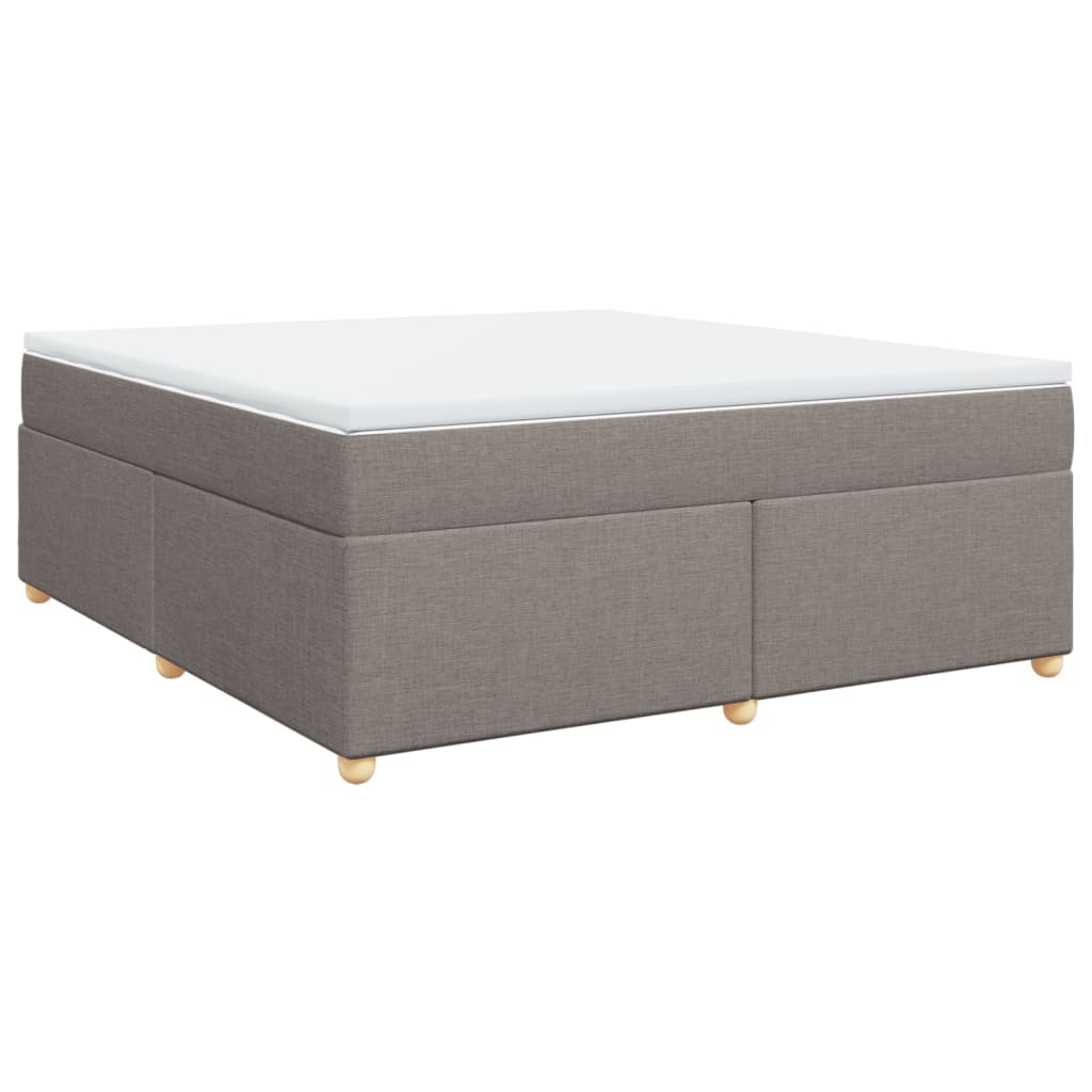 Boxspring met matras stof taupe 180x200 cm is nu te koop bij PeponiXL, paradijselijk wonen!
