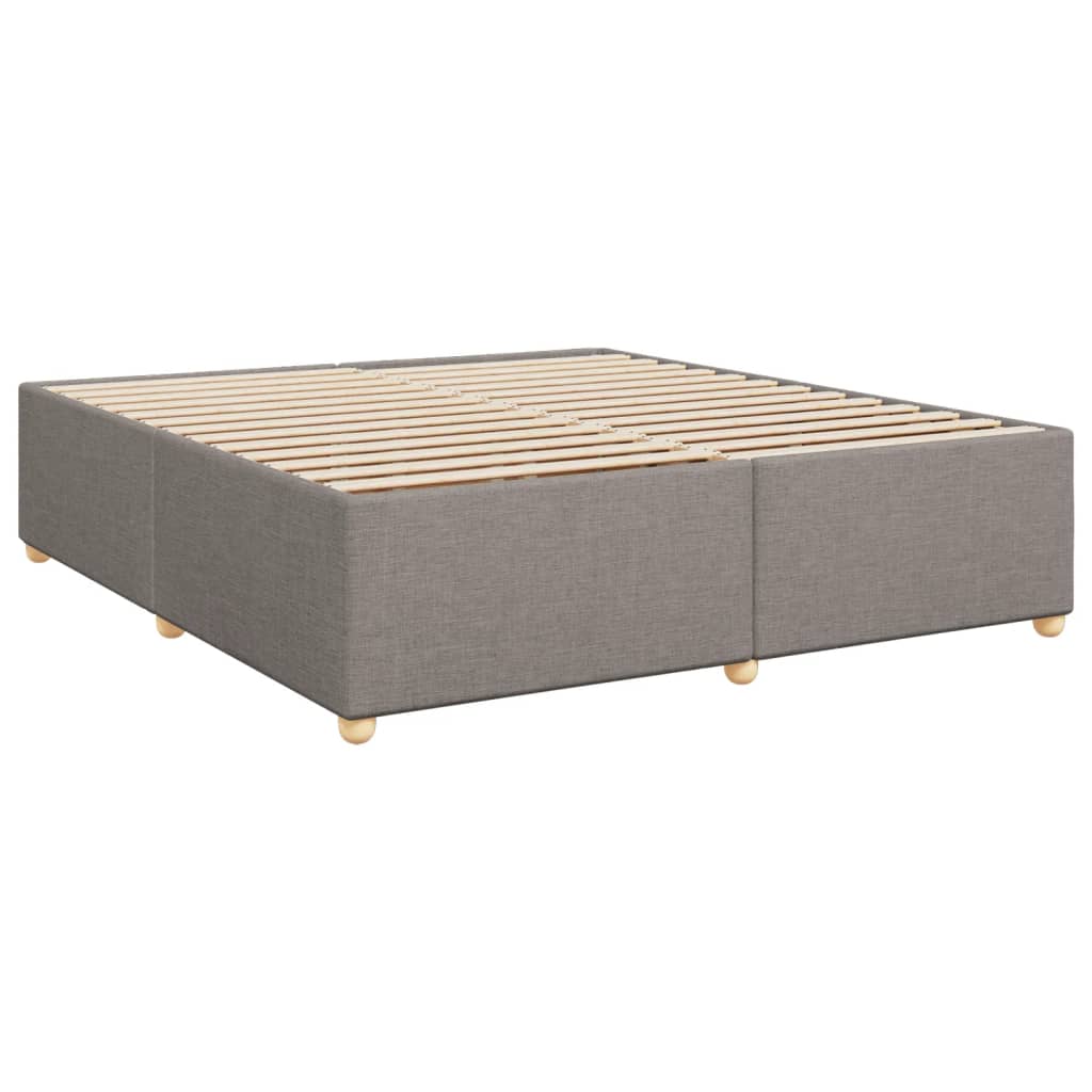 Boxspring met matras stof taupe 180x200 cm is nu te koop bij PeponiXL, paradijselijk wonen!