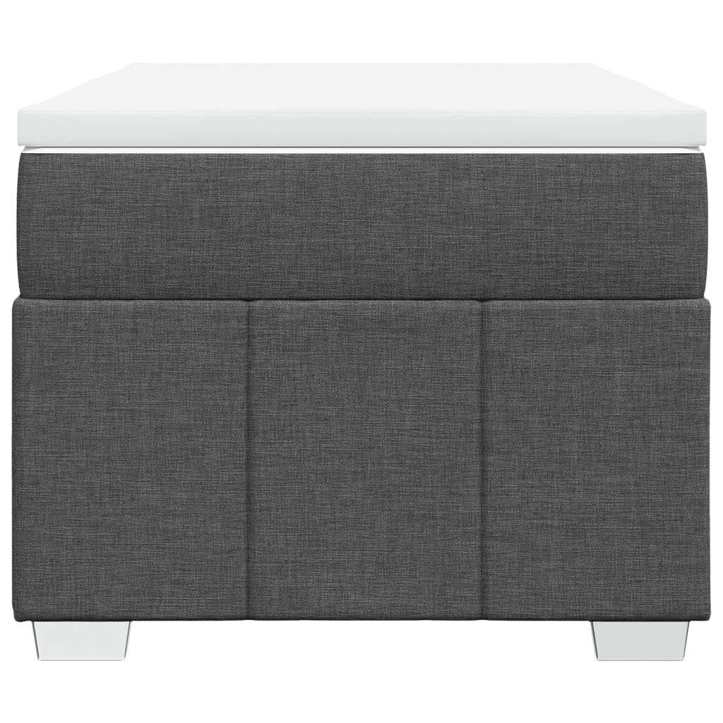 Boxspring met matras stof donkergrijs 90x200 cm is nu te koop bij PeponiXL, paradijselijk wonen!