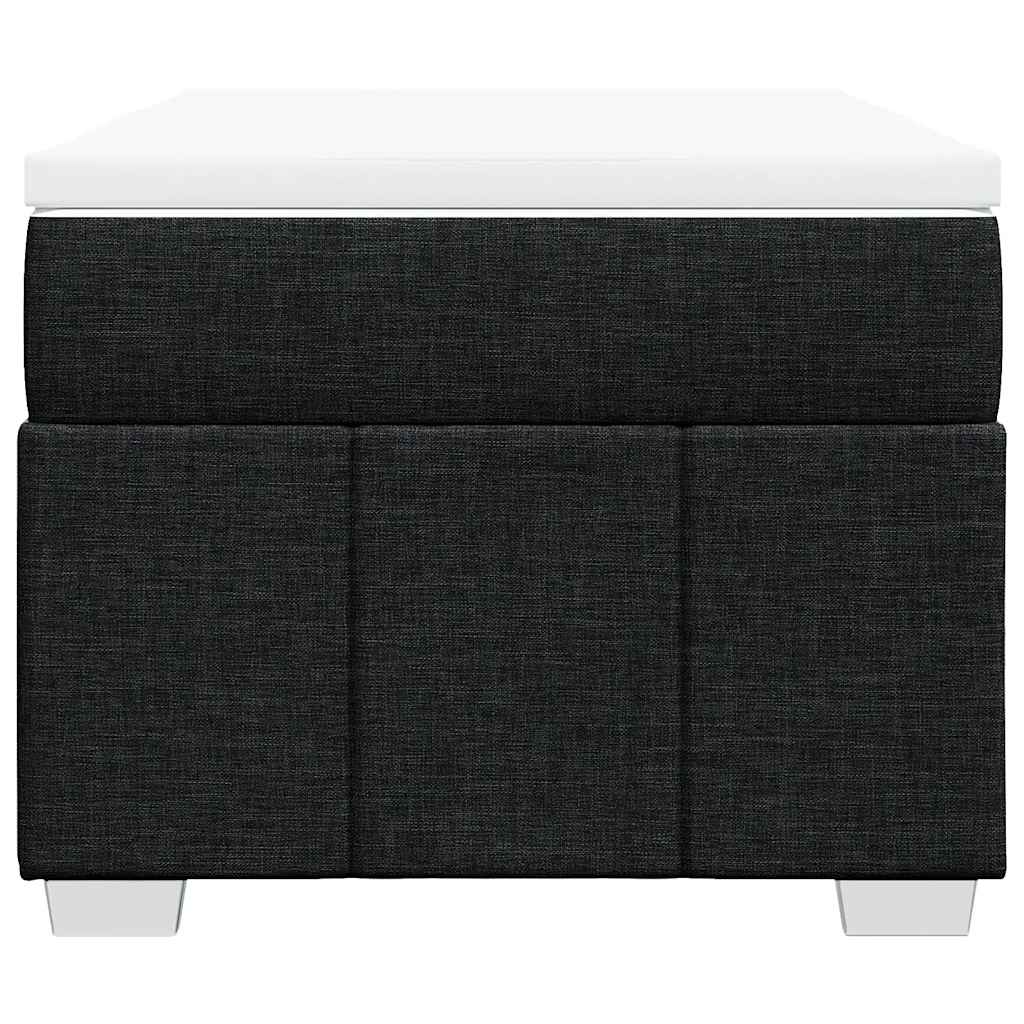 Boxspring met matras stof zwart 100x200 cm is nu te koop bij PeponiXL, paradijselijk wonen!