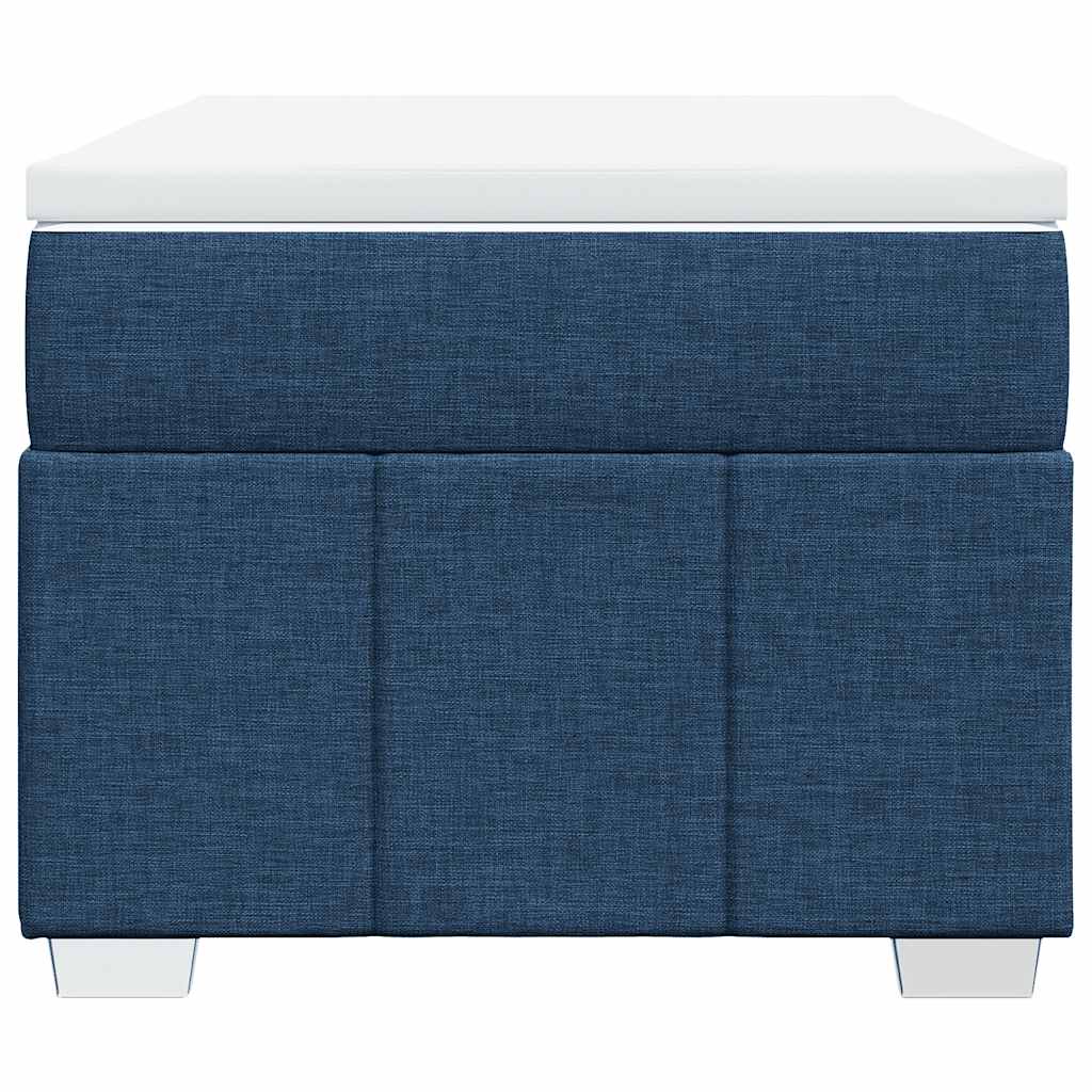 Boxspring met matras stof blauw 100x200 cm is nu te koop bij PeponiXL, paradijselijk wonen!