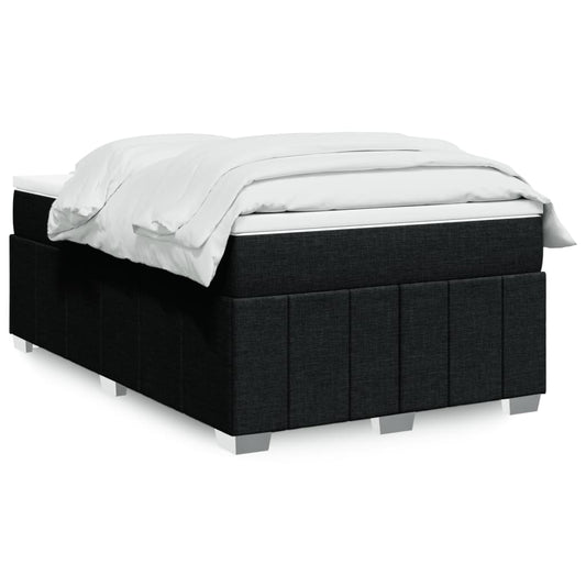Boxspring met matras stof zwart 120x190 cm is nu te koop bij PeponiXL, paradijselijk wonen!