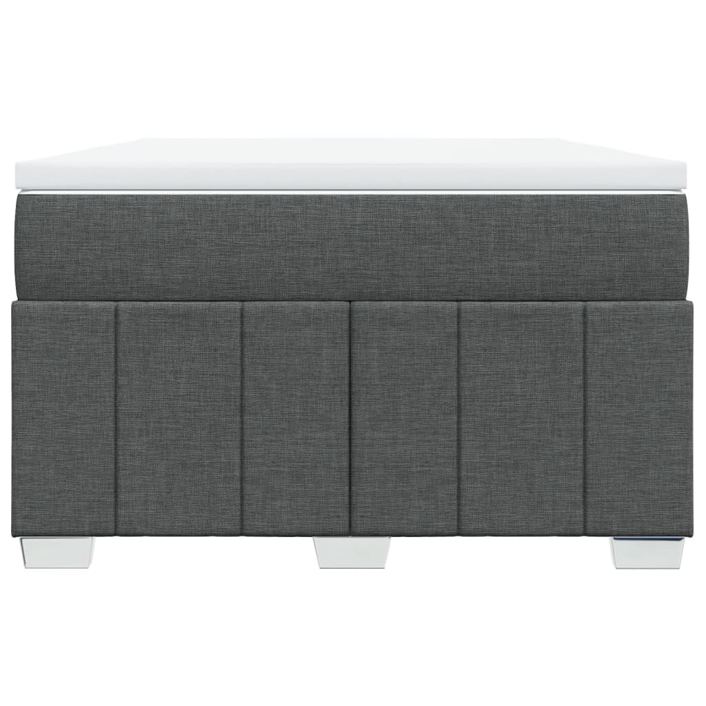 Boxspring met matras stof donkergrijs 120x200 cm is nu te koop bij PeponiXL, paradijselijk wonen!