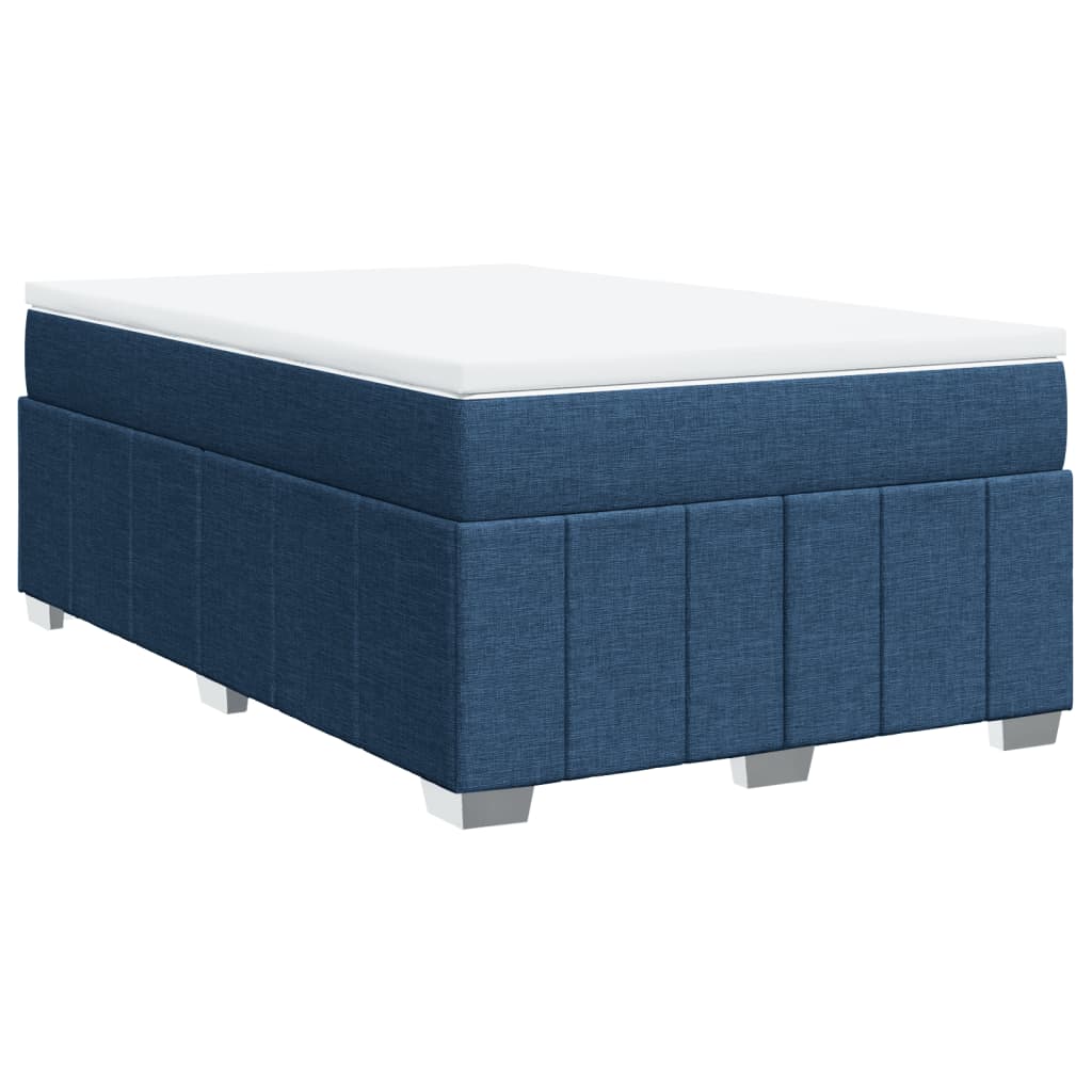 Boxspring met matras stof blauw 120x200 cm is nu te koop bij PeponiXL, paradijselijk wonen!