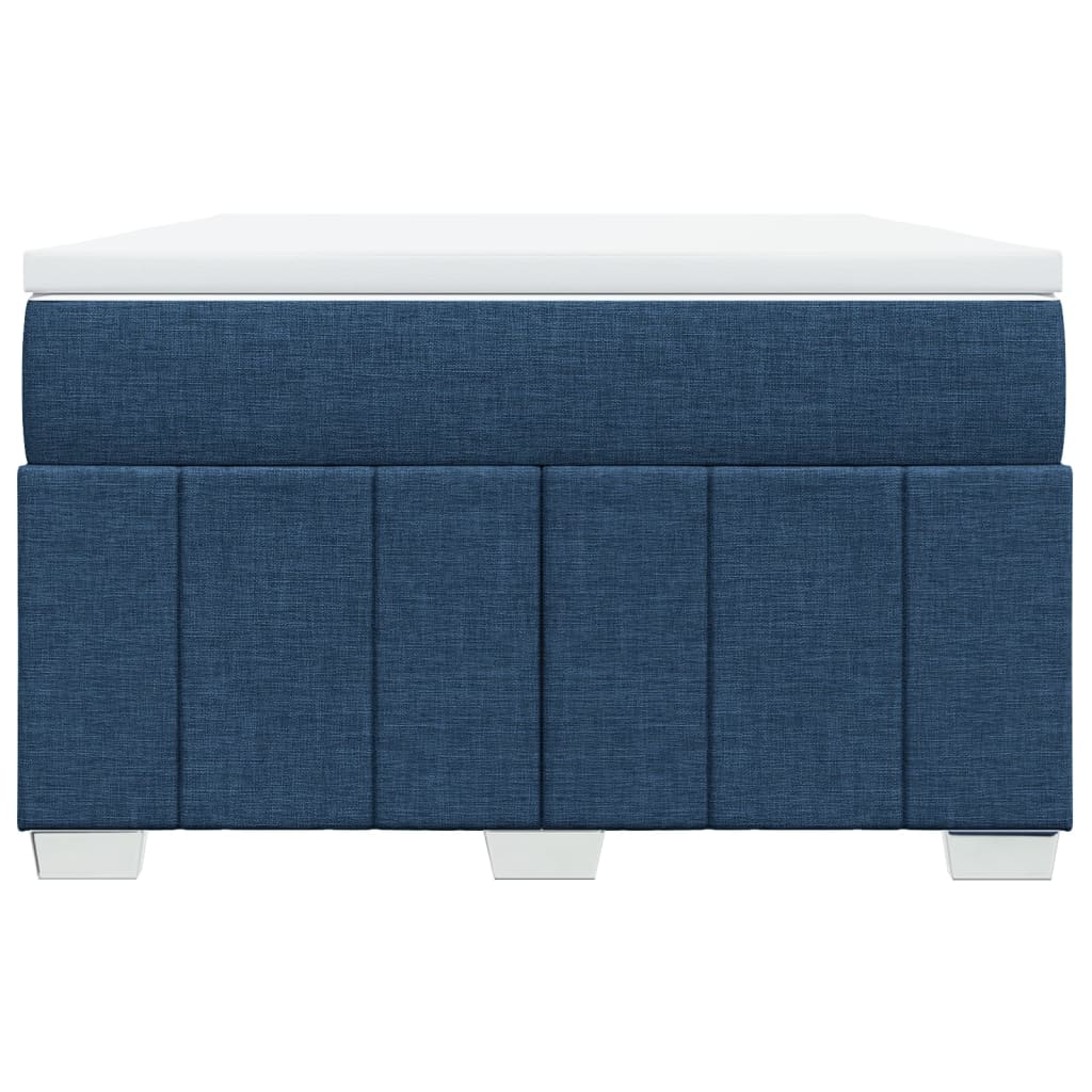 Boxspring met matras stof blauw 120x200 cm is nu te koop bij PeponiXL, paradijselijk wonen!