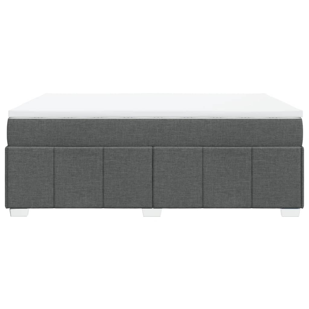 Boxspring met matras stof donkergrijs 140x200 cm is nu te koop bij PeponiXL, paradijselijk wonen!