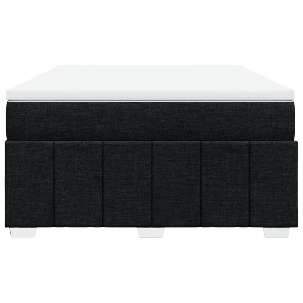 Boxspring met matras stof zwart 140x200 cm is nu te koop bij PeponiXL, paradijselijk wonen!