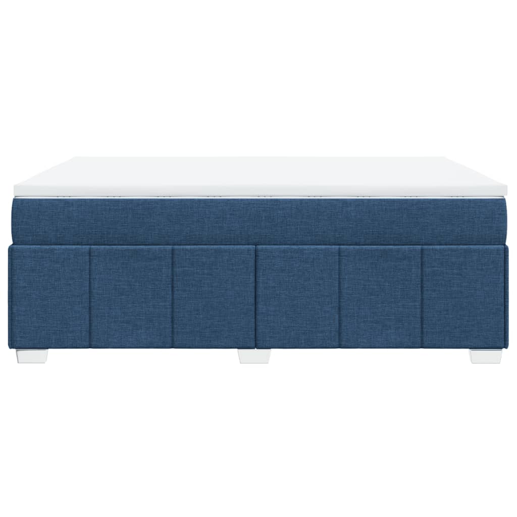 Boxspring met matras stof blauw 140x200 cm is nu te koop bij PeponiXL, paradijselijk wonen!