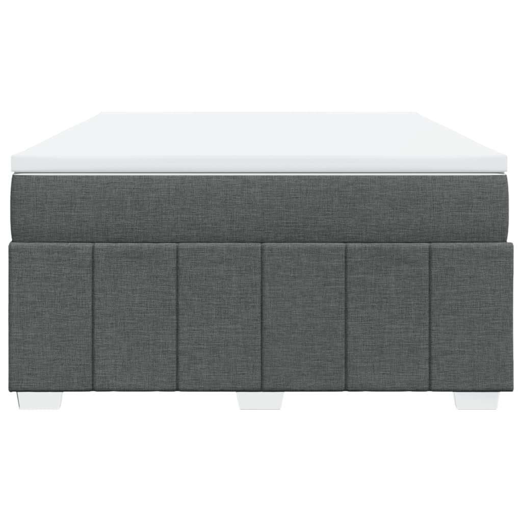 Boxspring met matras stof donkergrijs 160x200 cm is nu te koop bij PeponiXL, paradijselijk wonen!