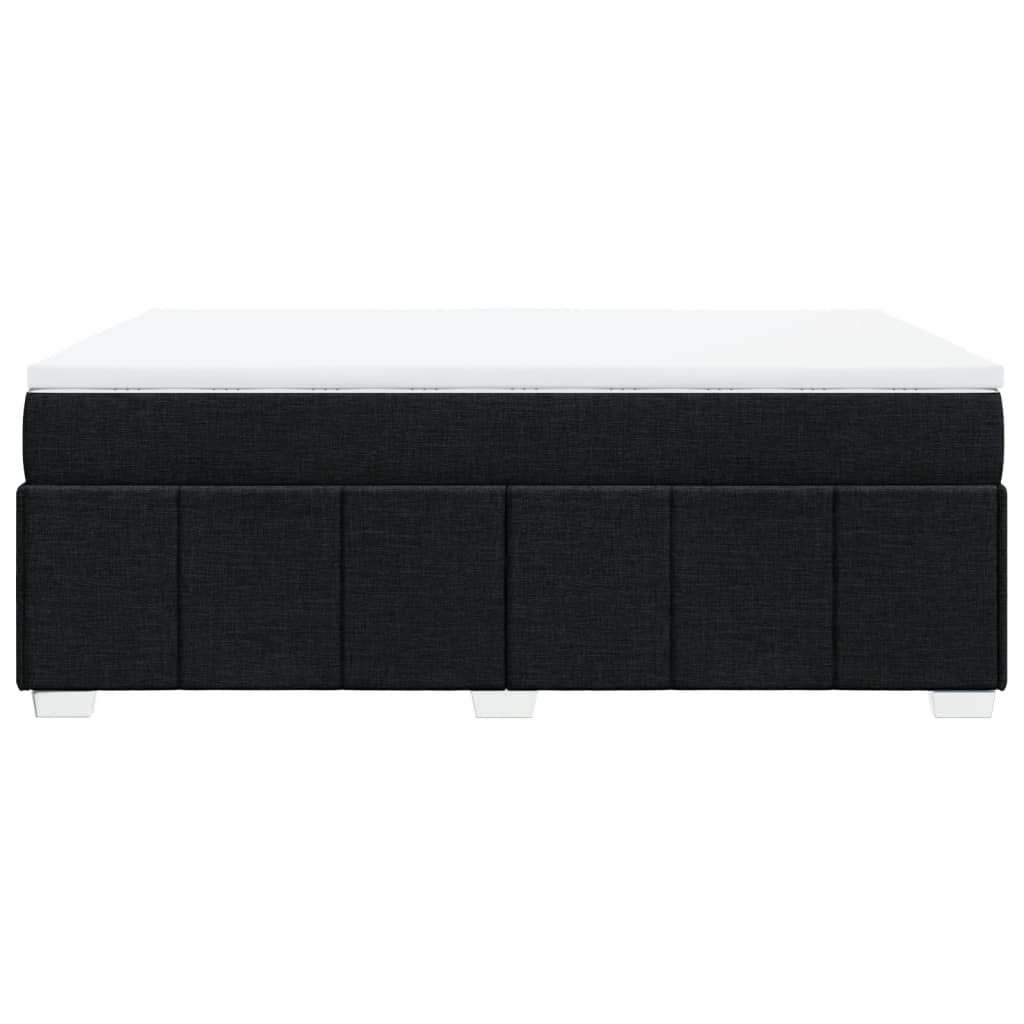 Boxspring met matras stof zwart 160x200 cm is nu te koop bij PeponiXL, paradijselijk wonen!