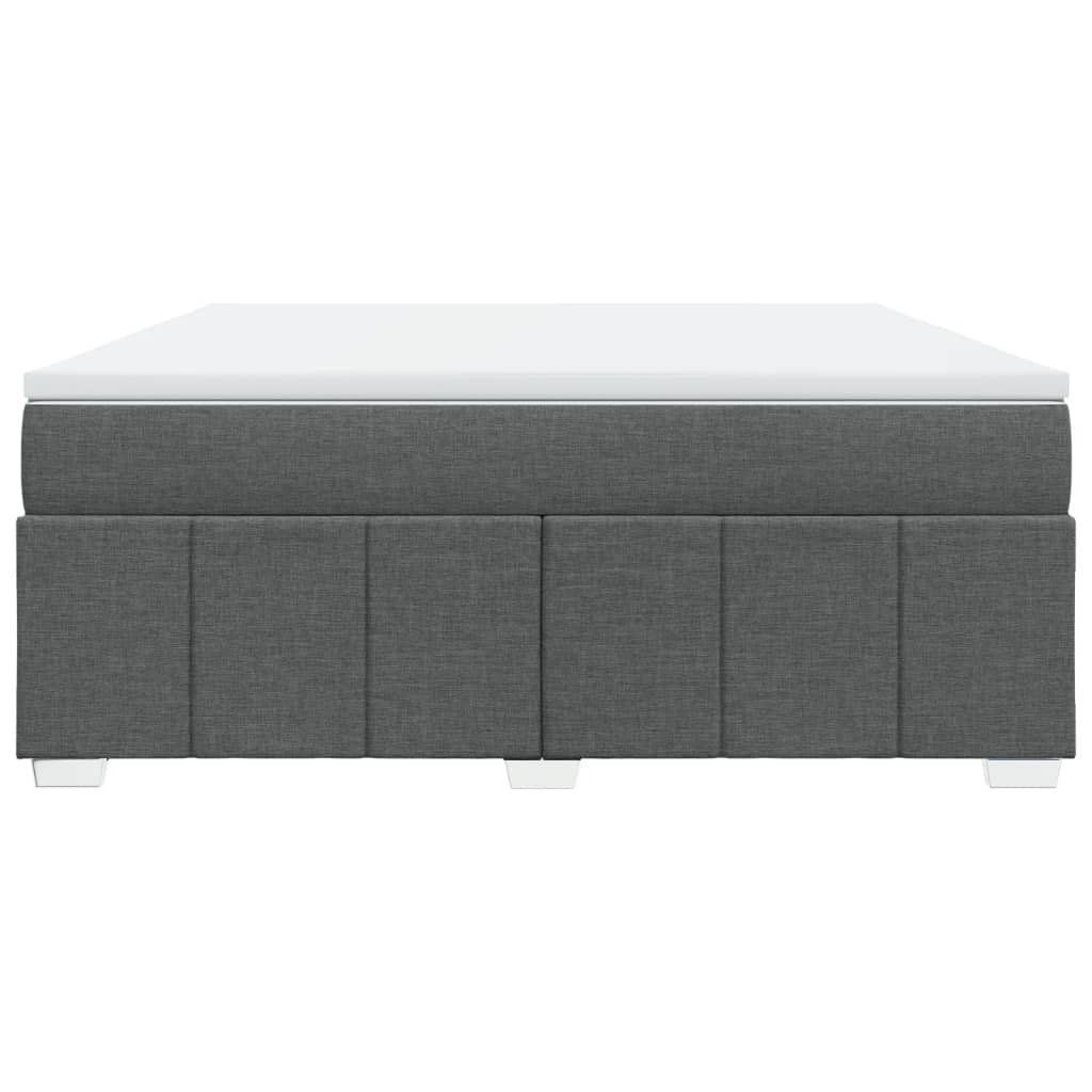 Boxspring met matras stof donkergrijs 180x200 cm is nu te koop bij PeponiXL, paradijselijk wonen!