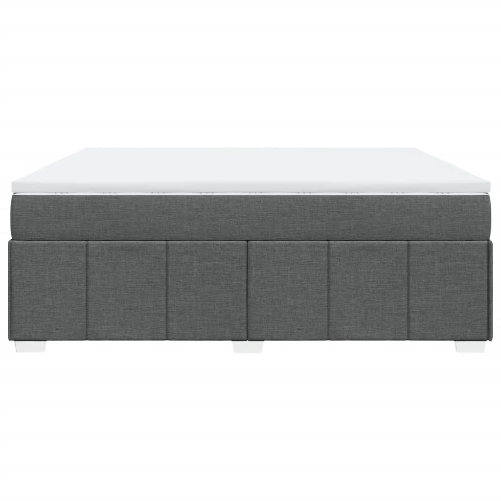 Boxspring met matras stof donkergrijs 180x200 cm is nu te koop bij PeponiXL, paradijselijk wonen!