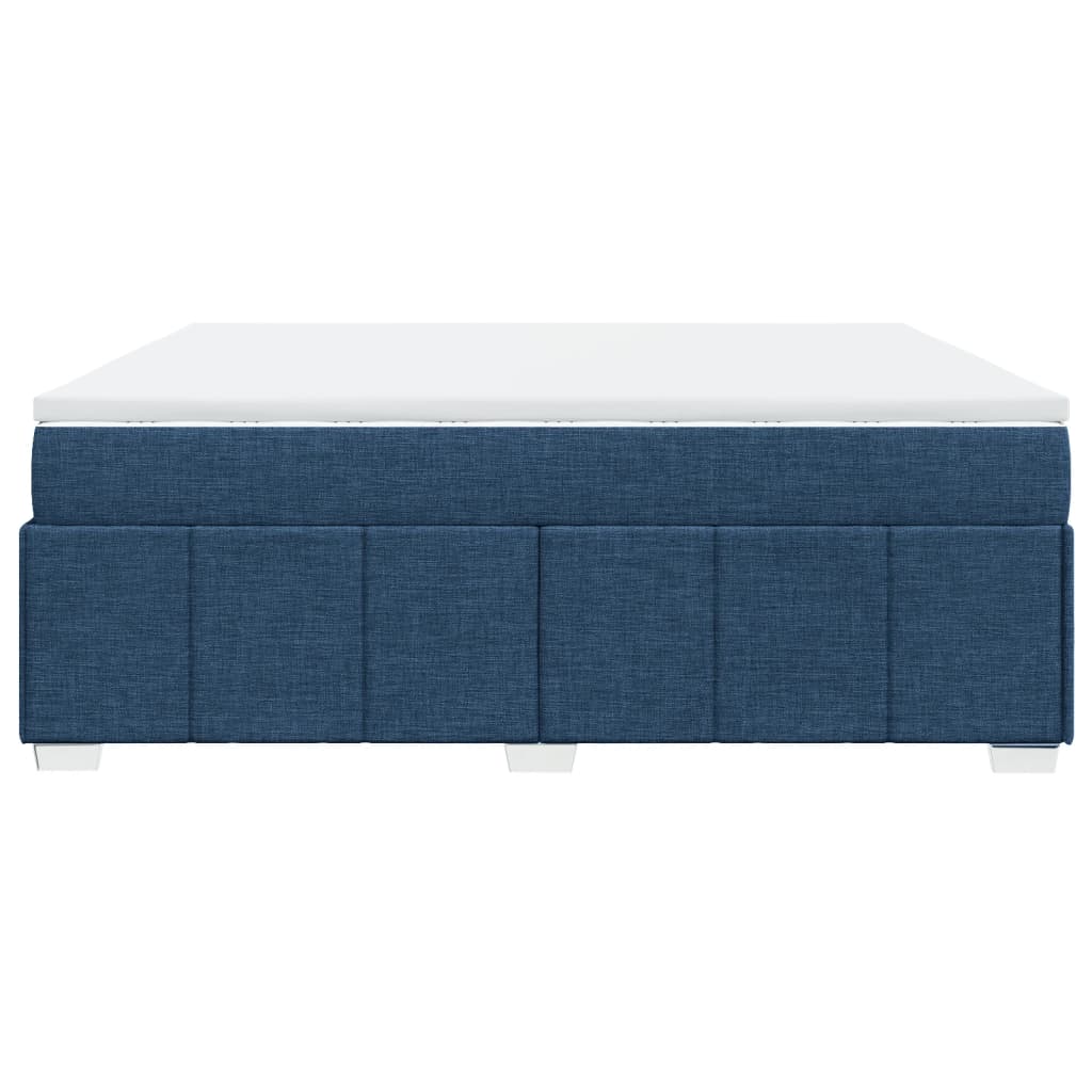 Boxspring met matras stof blauw 200x200 cm is nu te koop bij PeponiXL, paradijselijk wonen!