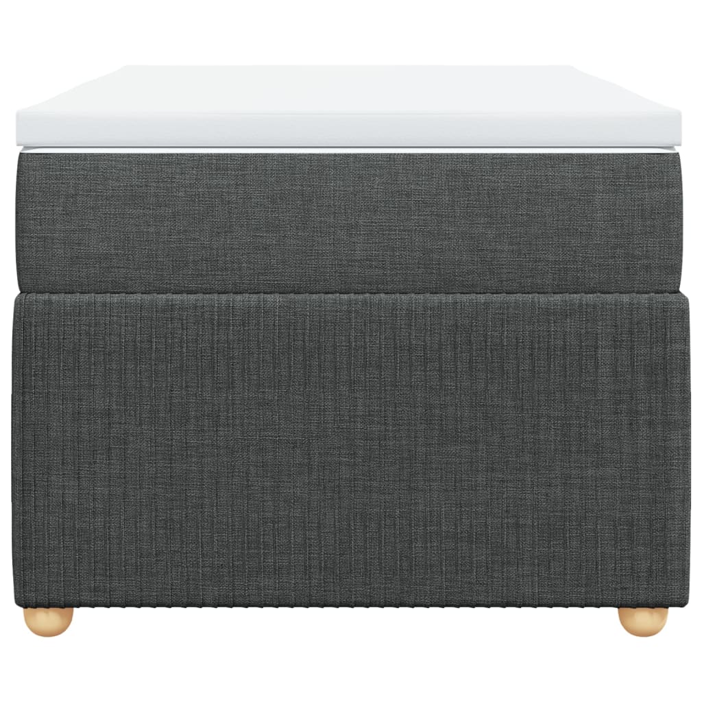 Boxspring met matras stof donkergrijs 90x190 cm is nu te koop bij PeponiXL, paradijselijk wonen!
