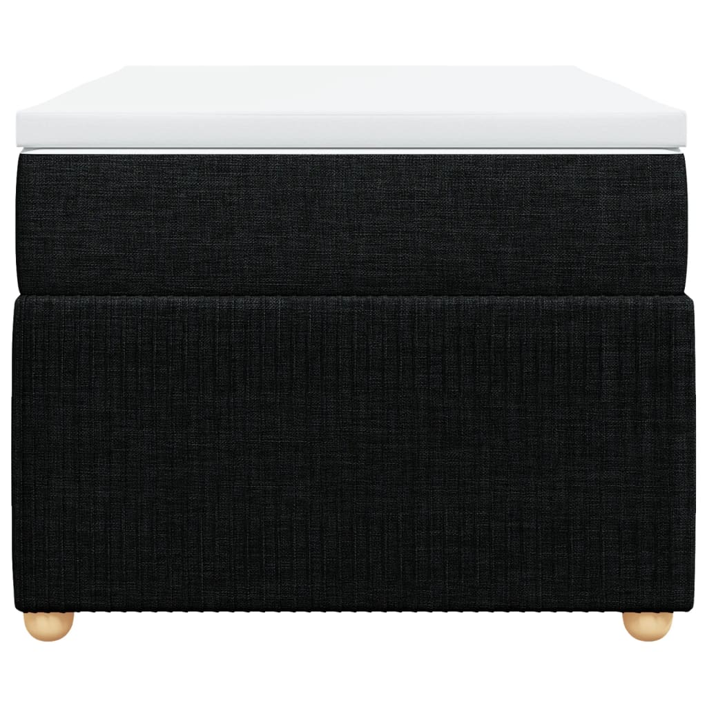 Boxspring met matras stof zwart 90x190 cm is nu te koop bij PeponiXL, paradijselijk wonen!