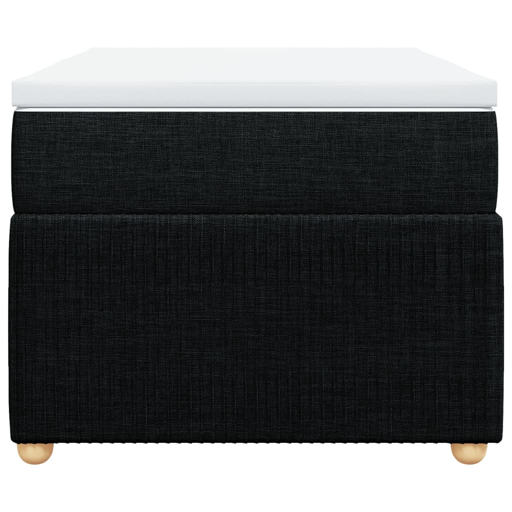 Boxspring met matras stof zwart 90x200 cm is nu te koop bij PeponiXL, paradijselijk wonen!