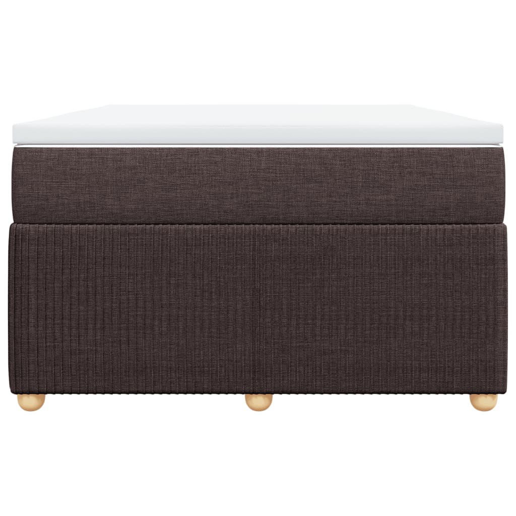Boxspring met matras stof donkerbruin 120x190 cm is nu te koop bij PeponiXL, paradijselijk wonen!