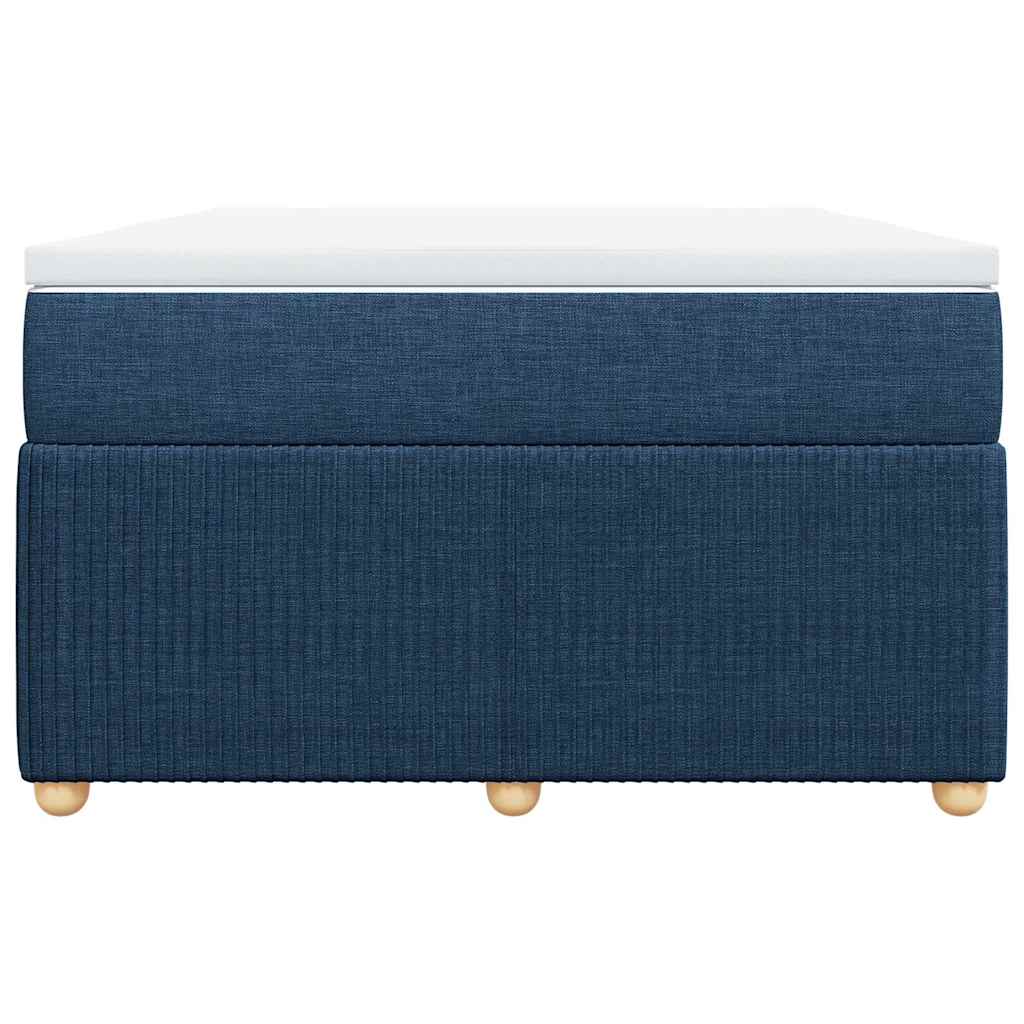 Boxspring met matras stof blauw 120x200 cm is nu te koop bij PeponiXL, paradijselijk wonen!