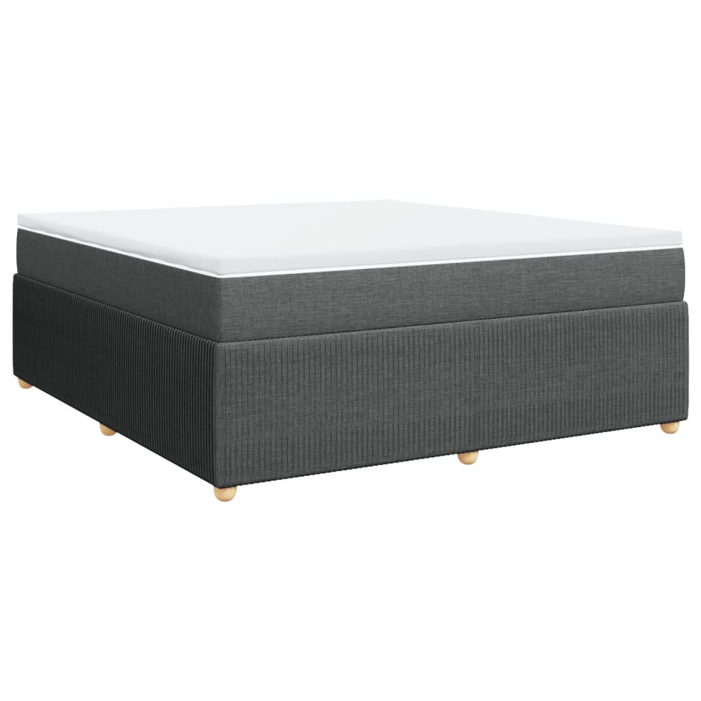 Boxspring met matras stof donkergrijs 180x200 cm is nu te koop bij PeponiXL, paradijselijk wonen!