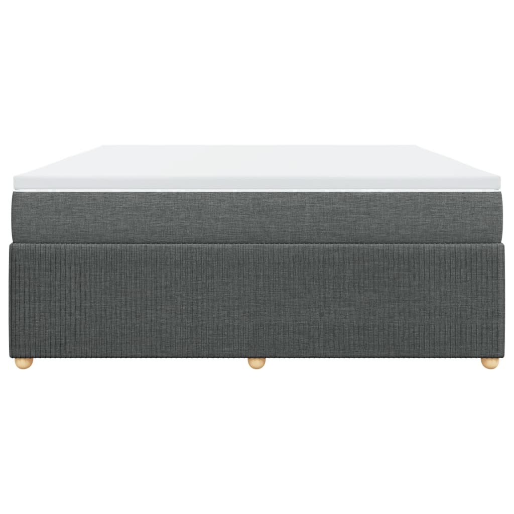 Boxspring met matras stof donkergrijs 180x200 cm is nu te koop bij PeponiXL, paradijselijk wonen!