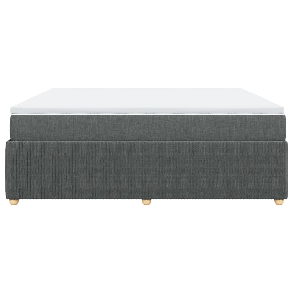 Boxspring met matras stof donkergrijs 180x200 cm is nu te koop bij PeponiXL, paradijselijk wonen!