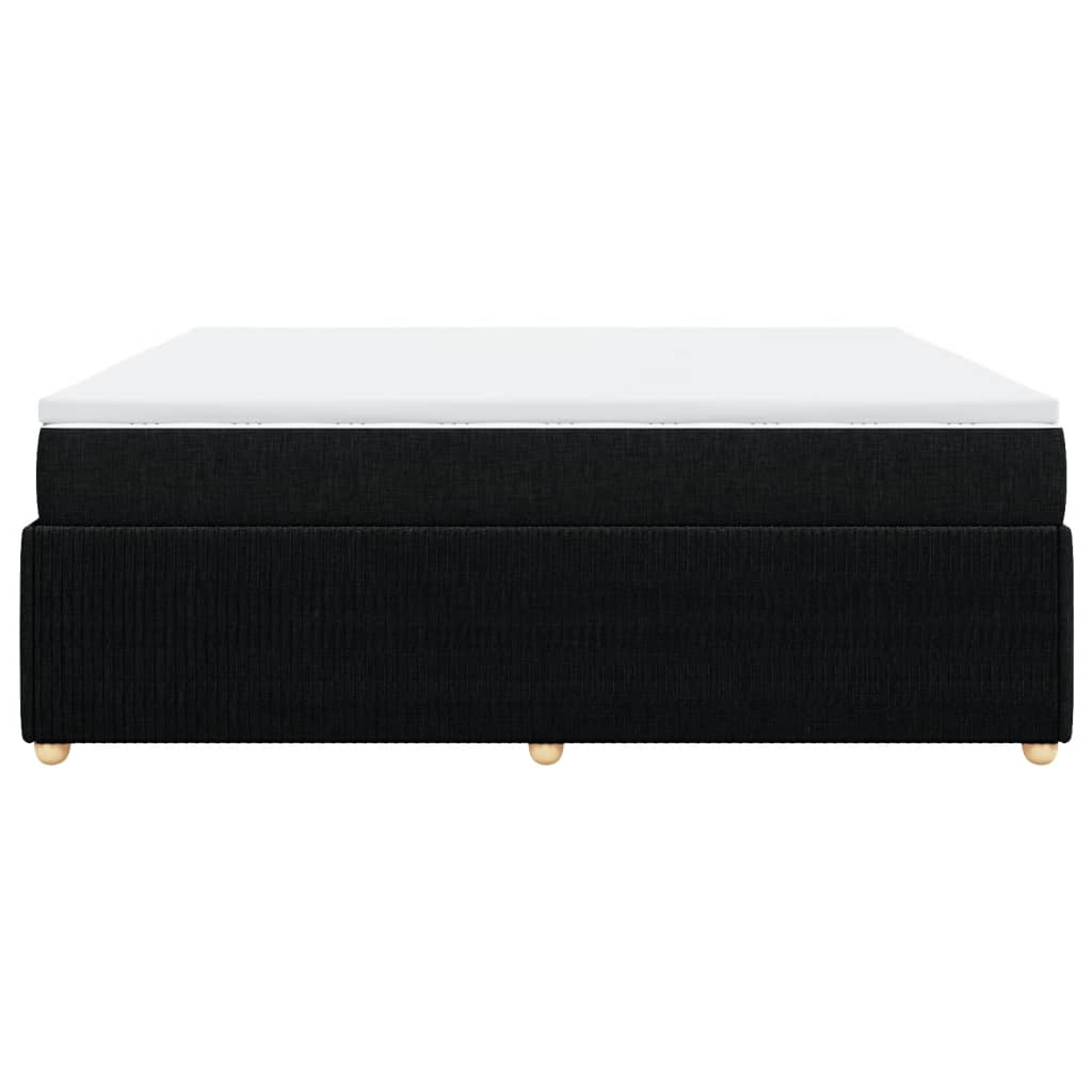Boxspring met matras stof zwart 180x200 cm is nu te koop bij PeponiXL, paradijselijk wonen!