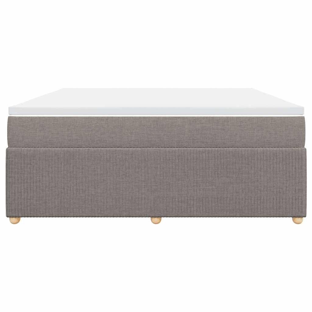 Boxspring met matras stof taupe 180x200 cm is nu te koop bij PeponiXL, paradijselijk wonen!