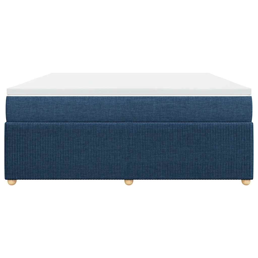 Boxspring met matras stof blauw 180x200 cm is nu te koop bij PeponiXL, paradijselijk wonen!