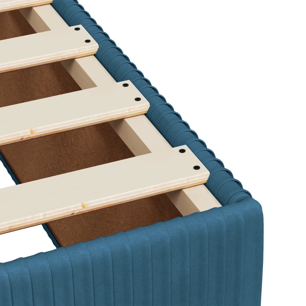 Boxspring met matras fluweel donkerblauw 180x200 cm is nu te koop bij PeponiXL, paradijselijk wonen!