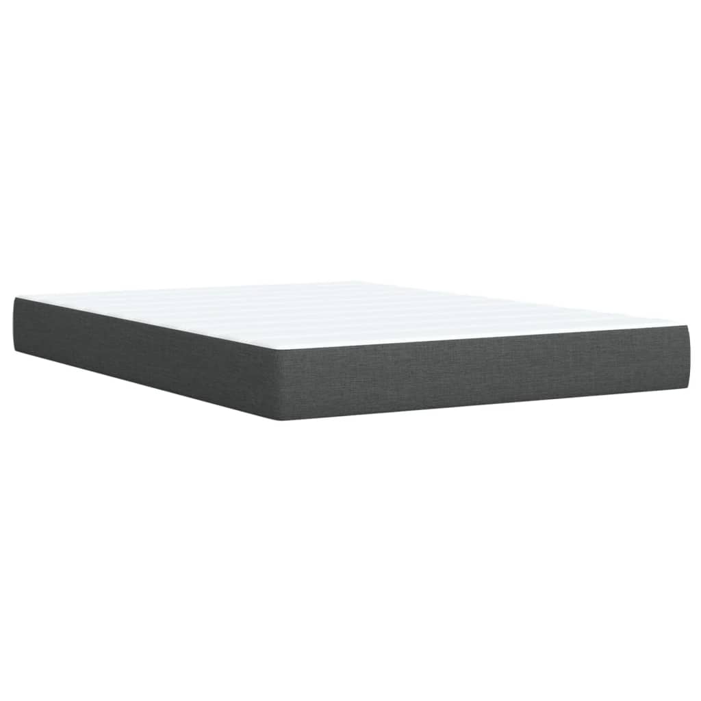 Boxspring met matras stof donkergrijs 160x200 cm is nu te koop bij PeponiXL, paradijselijk wonen!