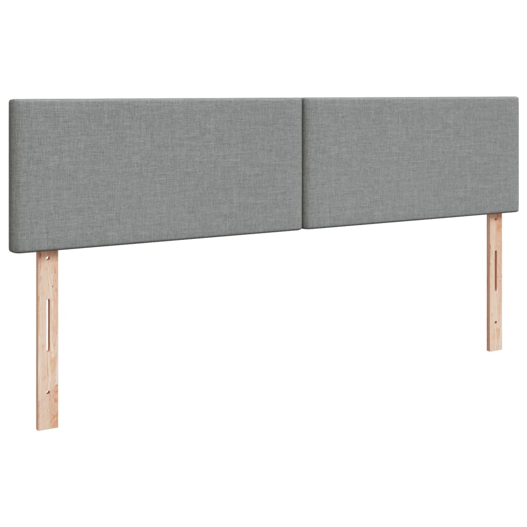 Boxspring met matras stof lichtgrijs 180x200 cm is nu te koop bij PeponiXL, paradijselijk wonen!