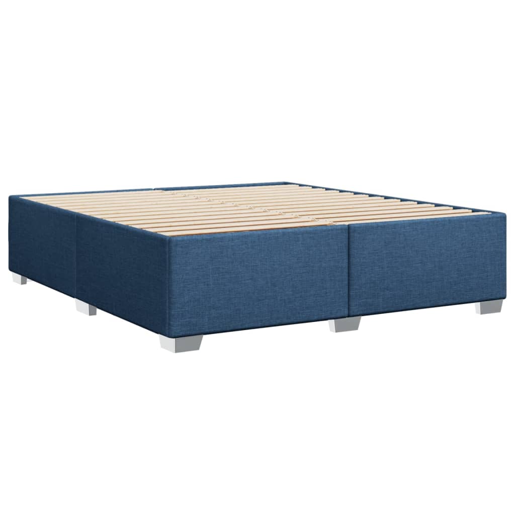 Boxspring met matras stof blauw 180x200 cm is nu te koop bij PeponiXL, paradijselijk wonen!