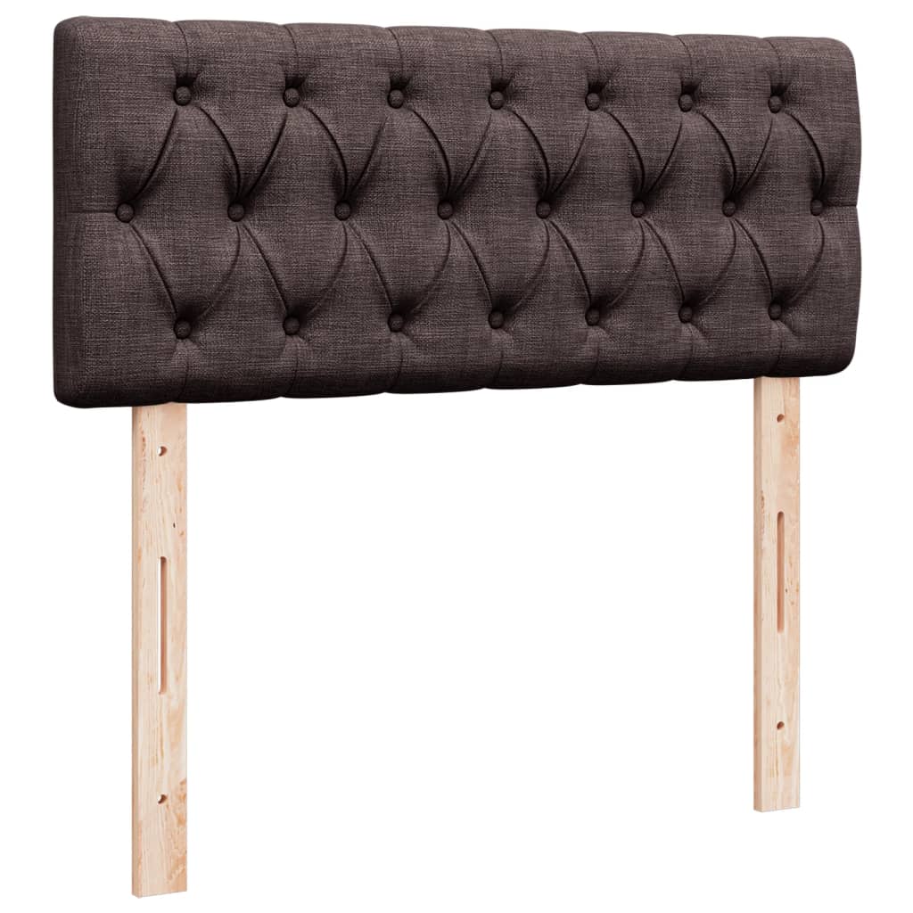 Boxspring met matras stof donkerbruin 120x200 cm is nu te koop bij PeponiXL, paradijselijk wonen!