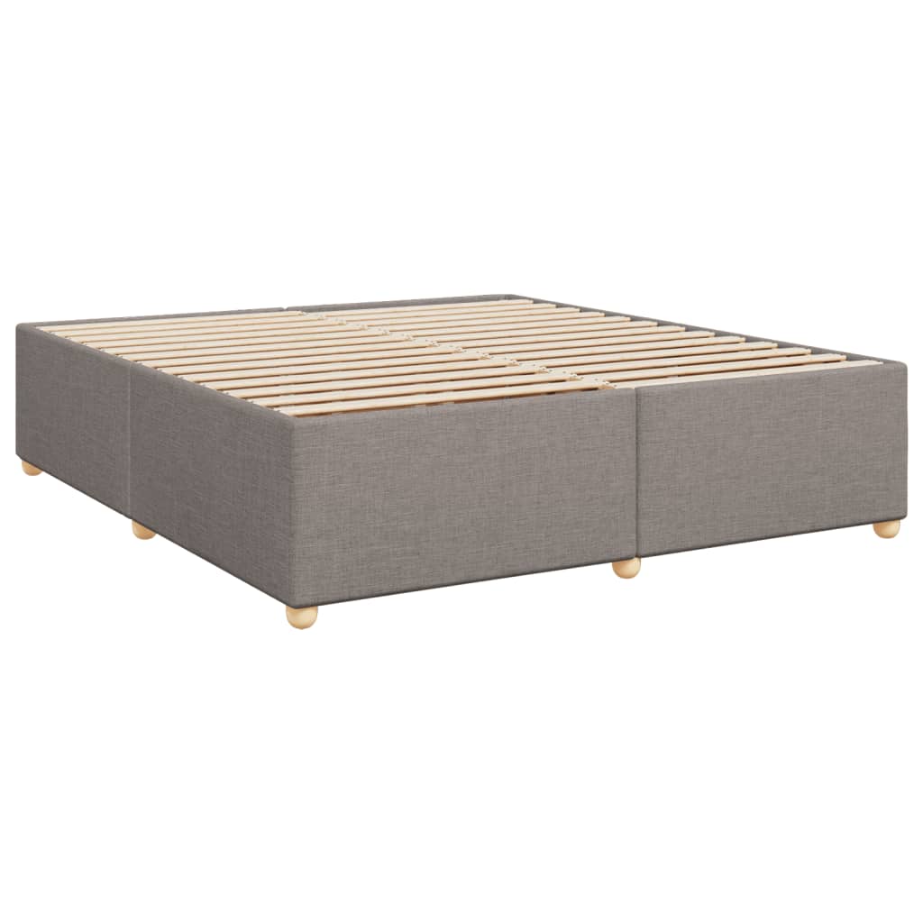 Boxspring met matras stof taupe 180x200 cm is nu te koop bij PeponiXL, paradijselijk wonen!