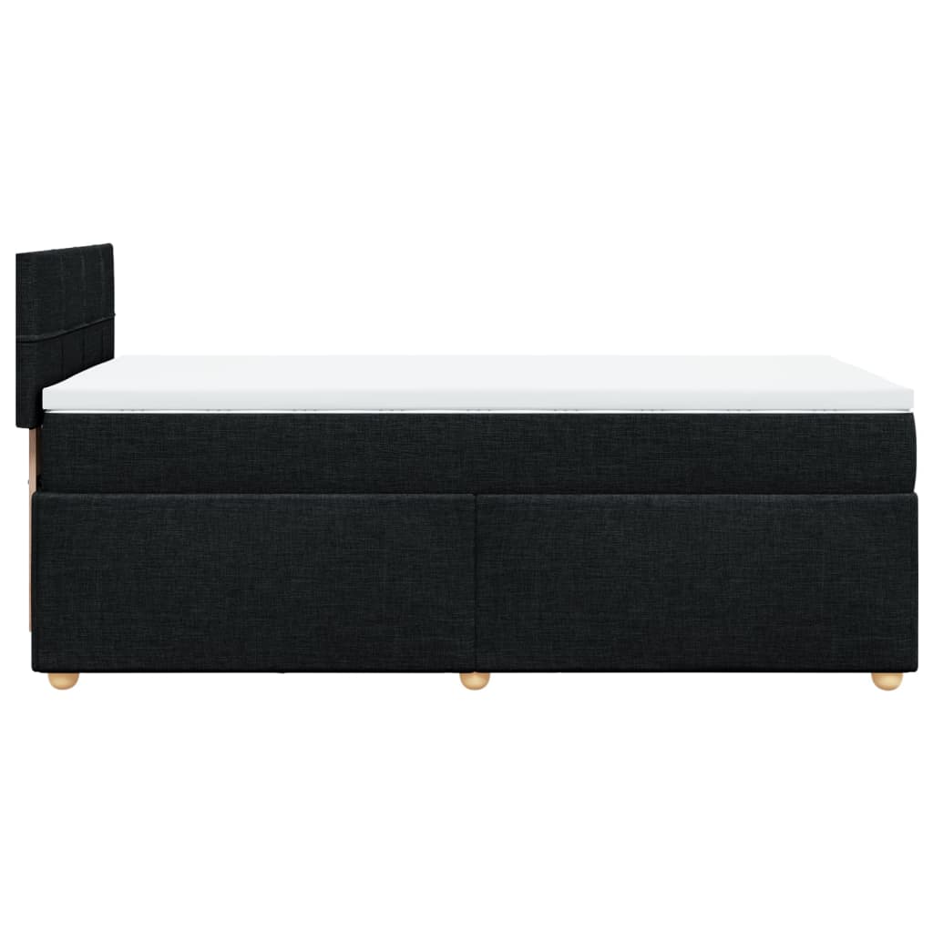 Boxspring met matras stof zwart Single (alleen AU) is nu te koop bij PeponiXL, paradijselijk wonen!