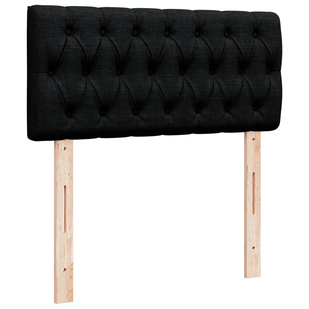 Boxspring met matras stof zwart Single (alleen AU) is nu te koop bij PeponiXL, paradijselijk wonen!
