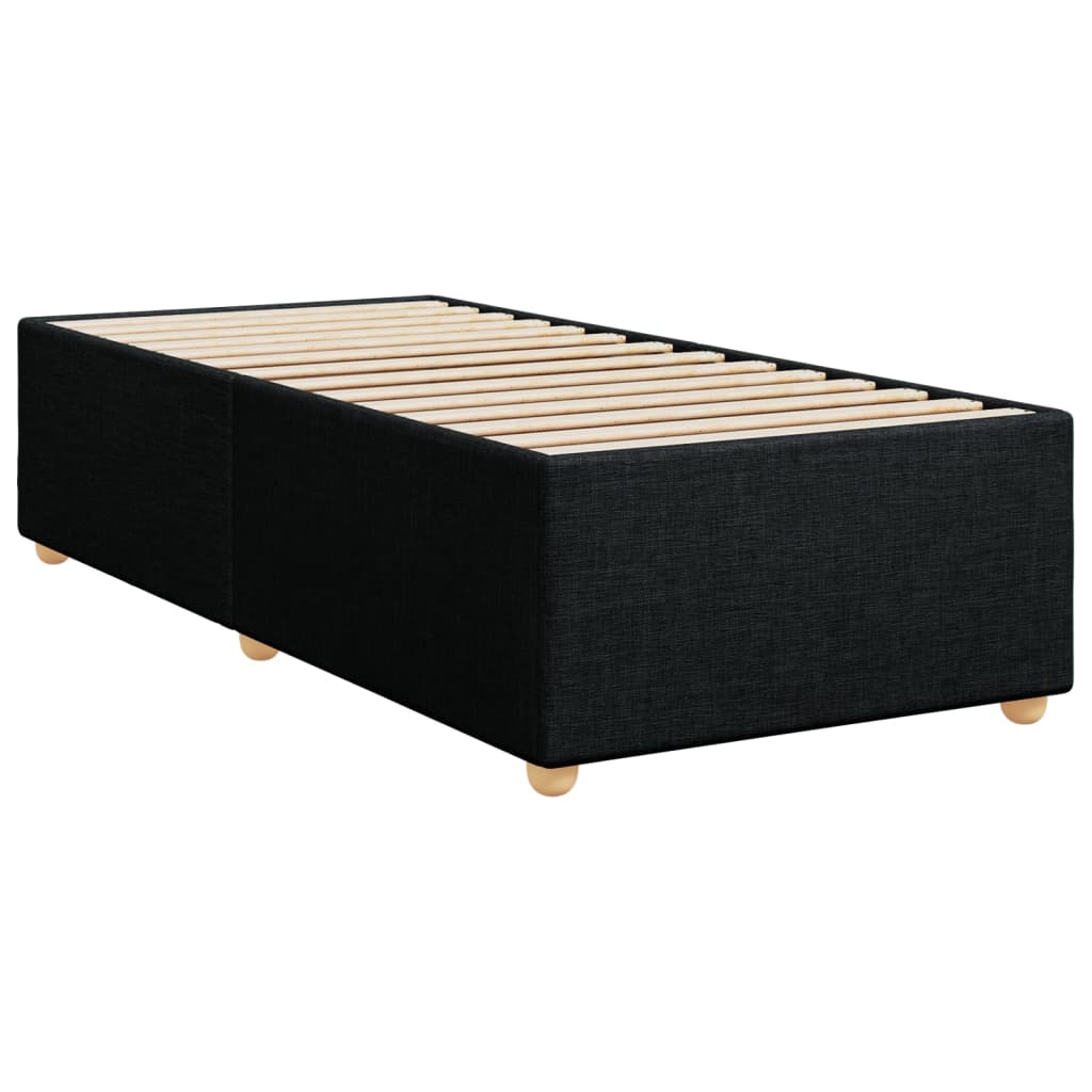 Boxspring met matras stof zwart Single (alleen AU) is nu te koop bij PeponiXL, paradijselijk wonen!